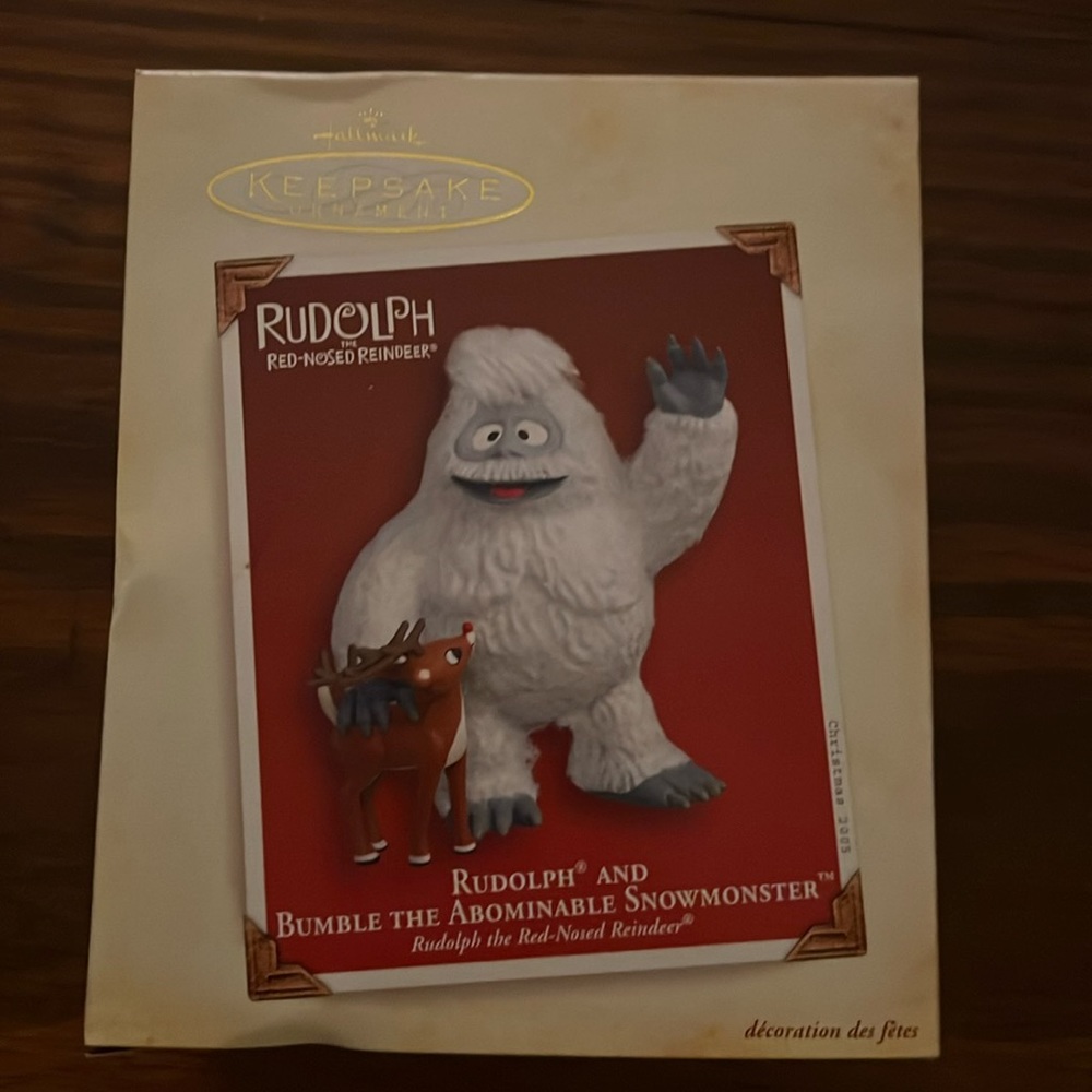 Hallmark keepsake Rudolph and bumble the abominable snowmonster